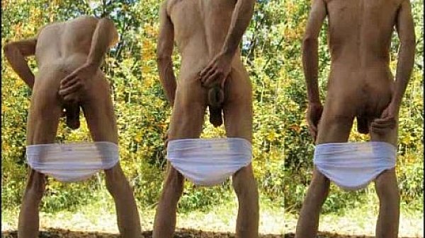 Panties Pulled Down and My Ass Fist Fucked Outdoors 