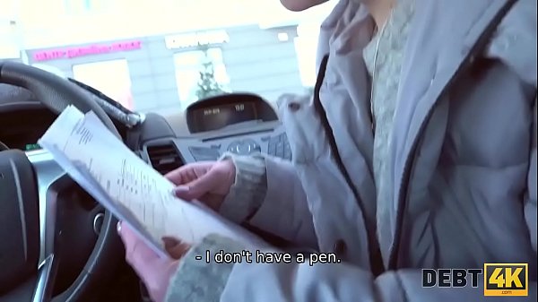 Debt4k. Petite babe Calibri Angel fucks to make her sweet titsbigger