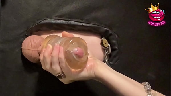 Ruined orgasm cumshots from underneath