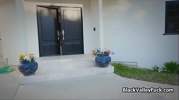 Interracial_couple almost busted_fucking