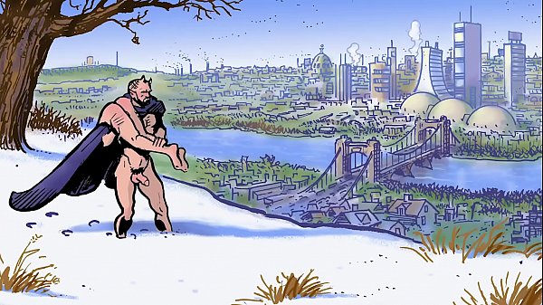 Daddy with horns breeds tight Ebony furry 