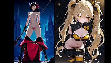 Tetas y culos grandes anime 