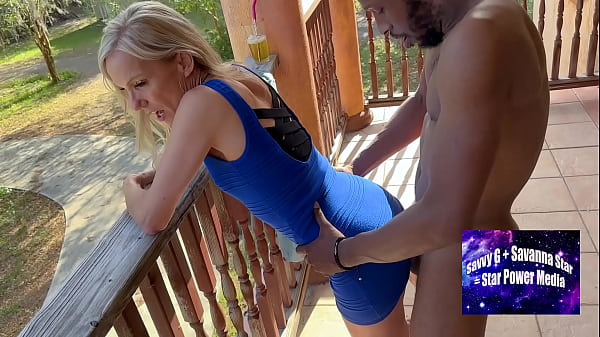 Balcony Banger: Savvy And Bella's Back-to-back Raunchy Romp thumbnail