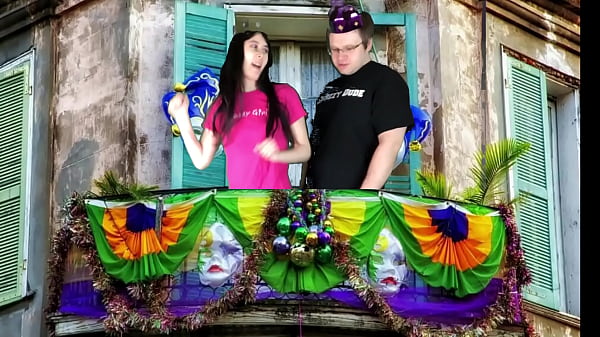 Chinese Teen And Her Big British Boyfriend Celebrate Mardi Gras thumbnail