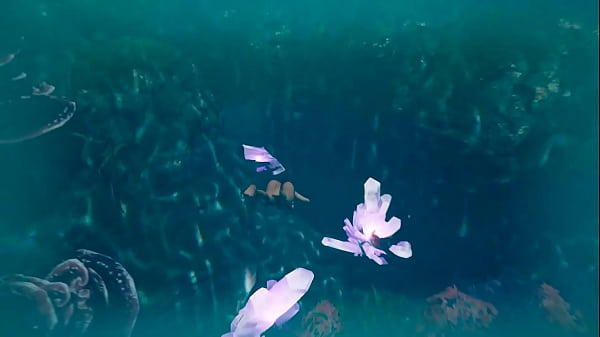 The statue's penis suddenly awakened and lara croft needs to service it hardcore hentai 