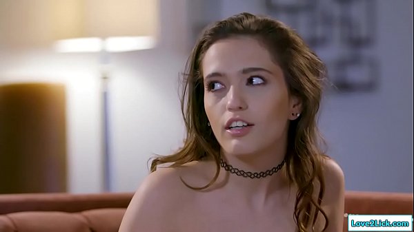 Brunette loses betand has to lick bff