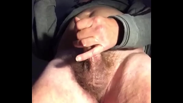 Grampa cums hands free