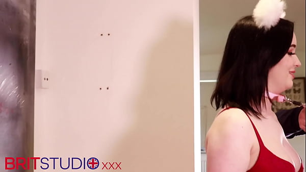 Collared british 18 year old gets fucked hard in the kitchen 