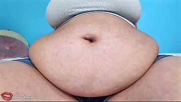 Landlord Worships Sydney's Belly - Your Tenant Sydney Screams Is Late On Rent & Begs For An Alternative Means Of Paying So You Worship Their Big Bbw Belly - Pov Belly Worship, Belly Jiggle, Bellygasm thumbnail