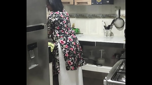 While washing dishes my perverted step nephew arrives when my husband is not there