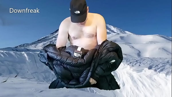 Humping My North Face_Down Suit_And Cumming On The Silky Soft Nylon