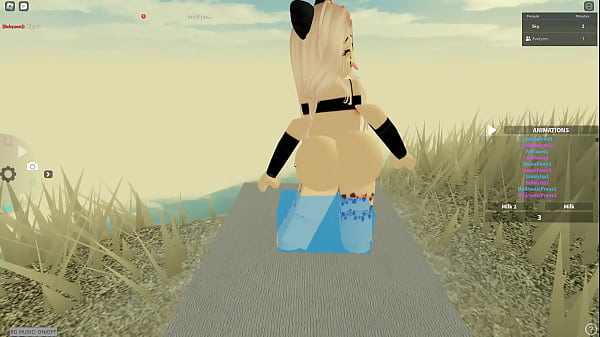 Roblox an actual slut looking blonde hoe getting fucked 