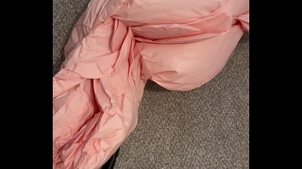 Pumping up a large blow up doll 