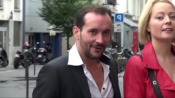 Horny blonde slut slobbers all_over cock