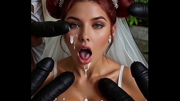 Ruby dream &mdash; garden wedding ceremony ai generated interracial gangbang rimjob rimming bbc