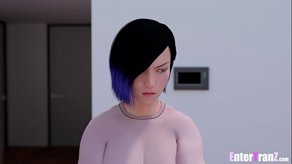 DILF breaks his lady boy stepdaughters asshole wide open and she loves every minute of it 