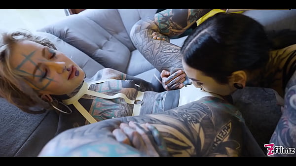 Burlesque Beauty's Big Boobs and Strap-on Anal 