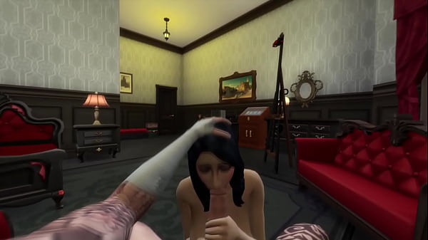 The Sims 4: Bella Goth fucks with his neighbor 