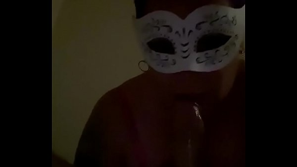 Milf Blows Fianc&eacute; While Wearing A Mask thumbnail