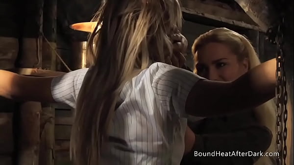 Dominant Lesbian Madame InspectingTied UpSlave