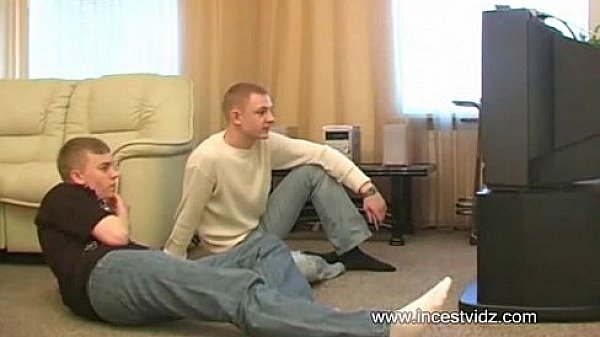 B hardcore action with step mother son and his friend 