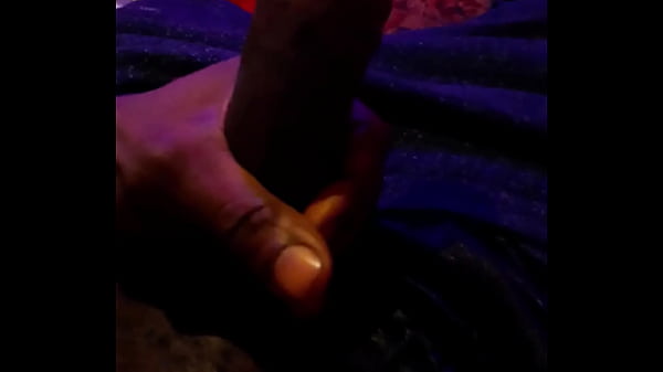 Stroking Black Cock