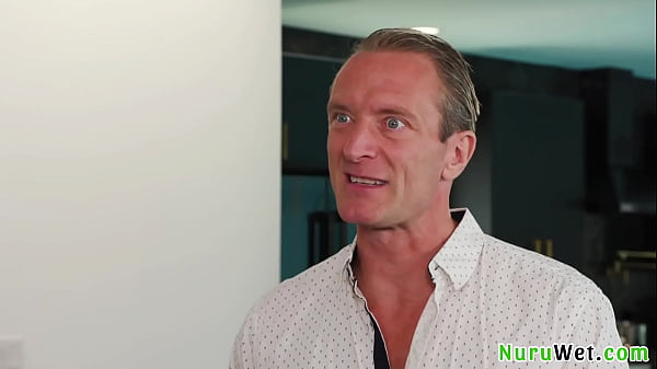 Sexy cutie girl enjoy nuru massage with her client and make him happy 