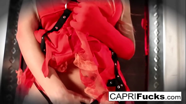 Brunette babe gets nude