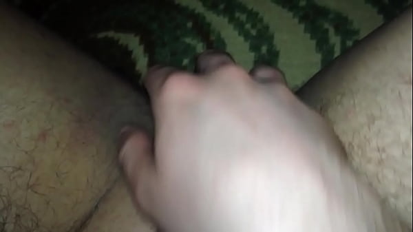 skinny shaved amateur show his balls