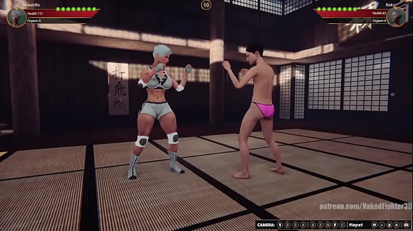 Broadzilla vs rok nf3d mixed mma combat femdom 