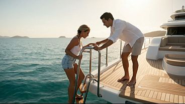 Beautiful Young Blonde Argentinian Girl Sails Along The Coast And Meets A Millionaire On A Luxurious Yacht - Porn In Spanish - Audio In Spanish - Ai Porn thumbnail