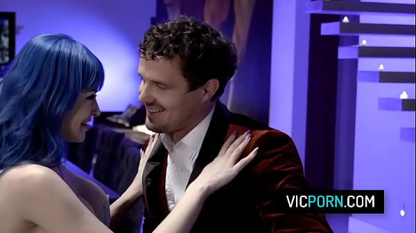 Horny couple sensual fuck session