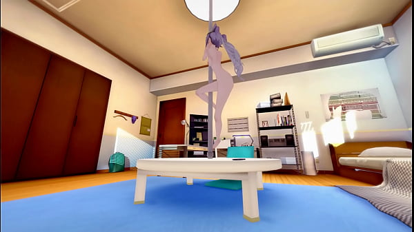 Naked keqing in dance 