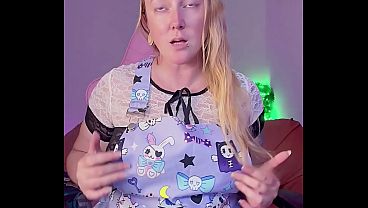 Nonton Dirty Talk, Masturbation With Huge Black Dildo thumbnail