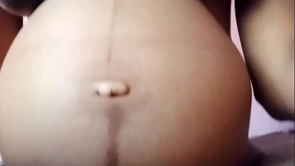 Sexy maid moaning & spitting, cum tribute she play alone 