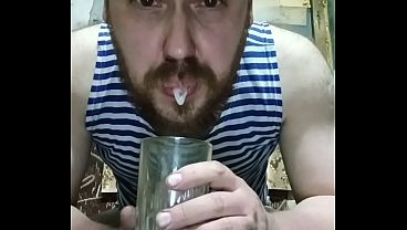 I love fresh cum so much! that as soon as I came, I took all that cum in my mouth, then spat on a huge dildo and fucked my ass with it! My cum was in my mouth and in my anal! I'_m dirty!