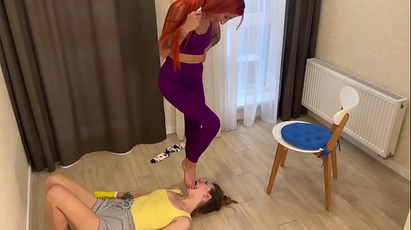 Play MP4 - Mistress Agma Turned Her Maid Into A Lesbian Foot Slave