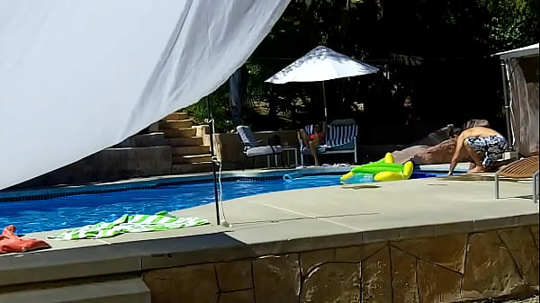 Lexi Bloom Cute Petite Girl Tied Up Bondage And Fucked Poolside And Get Facial thumbnail
