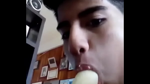 Shaagay penetranted and destroyed by a big banana