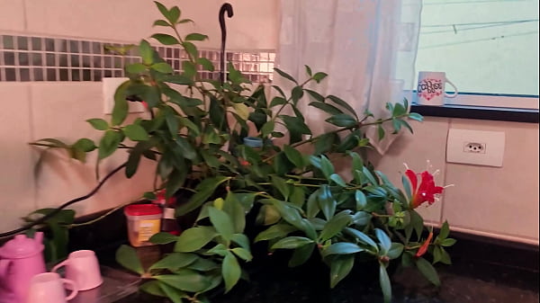 Nonton Fui Cozinhar Pra Minha Vizinha E A Filha Dela E Acabei Comendo As Duas Na Cozinha Completo No Sheer/red thumbnail