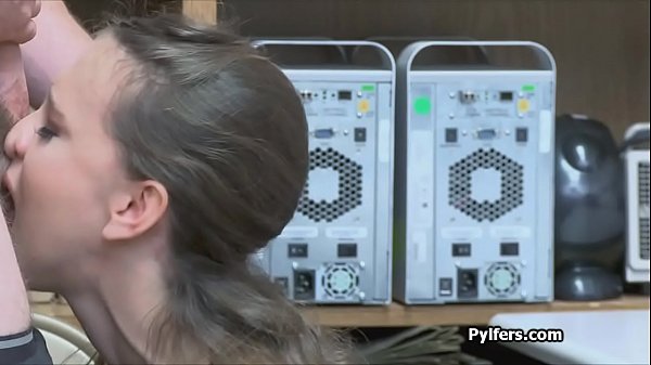 Gagging on and_getting pounded by guards cock