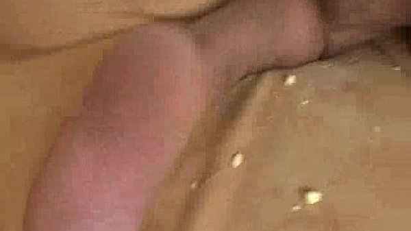 Blonde Swallows Cum From Chubby Guy 
