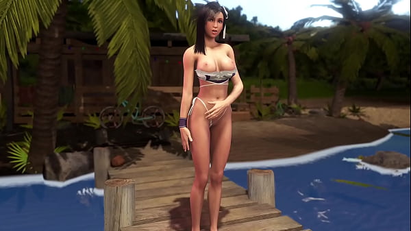 Athletic naughty tifa wants you to help her have a good summer vacation