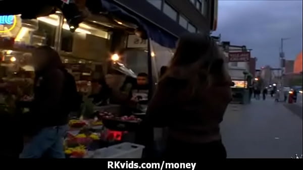 Desperate teen naked in public and fucks to pay rent 14 