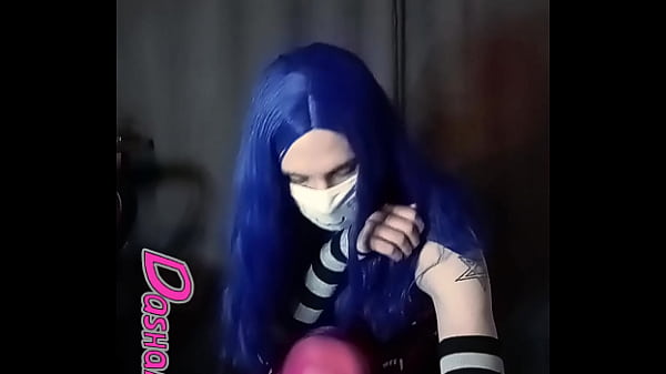 Play MP4 - DashaNoihara &num;27 - Crossdresser playing with fan in light dress and color pantyhose - vertical shots