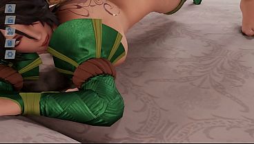 Nonton Leon's Dick Caught Akali In A State Of Arousal. League Of Legends And Resident Evil Cosplay thumbnail