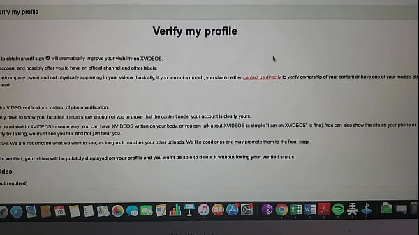 Verification video