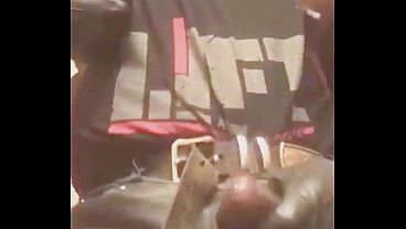 Black Dad Leather Jeans & Gloves Bbc Rubbing To Ejaculation thumbnail
