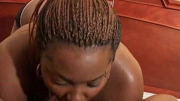 Big black girl tatoo in her big tits 