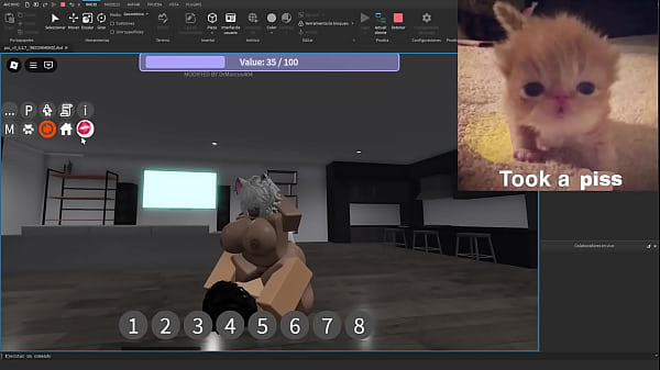 Having fun with slut in Roblox Studio (sillyhilariousactivities in discord if interested in the file) 